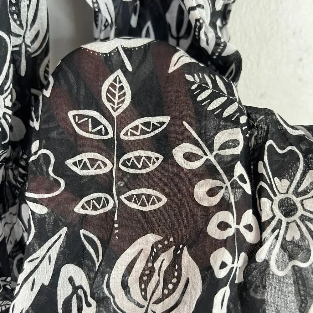 Gudrun Sjoden floral scarf